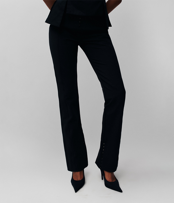Womens Aurora Trouser in Black