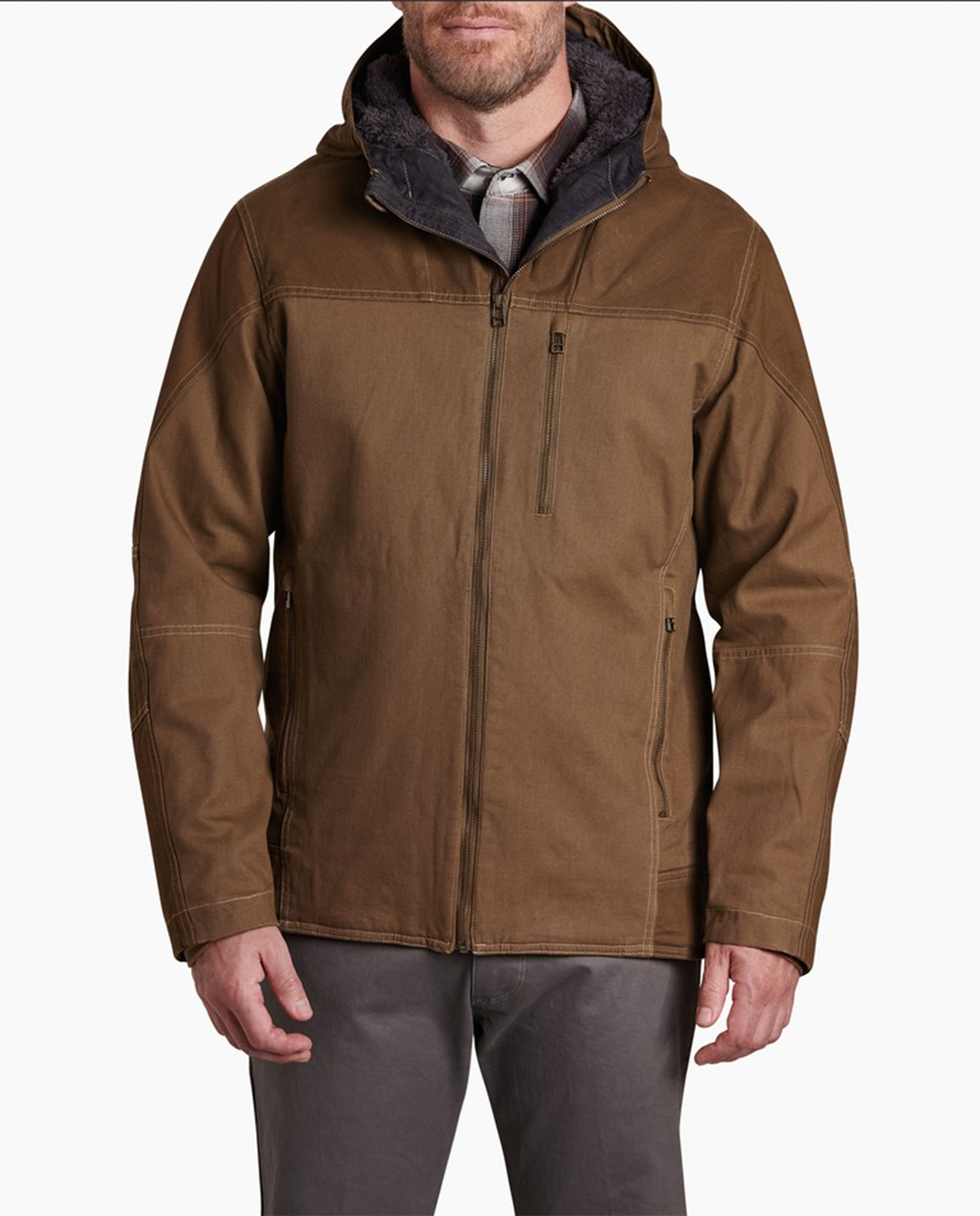 Mens Law Fleece Lined Hoody