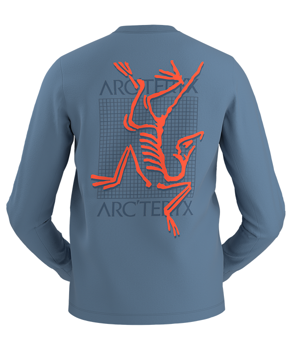 Mens Arc'Multi Bird Logo LS