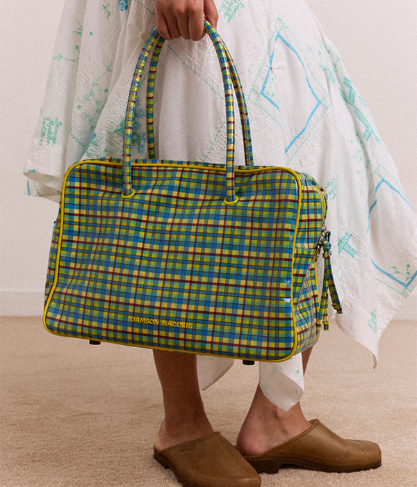 Womens Truro Coated Holdall - Zesty Check