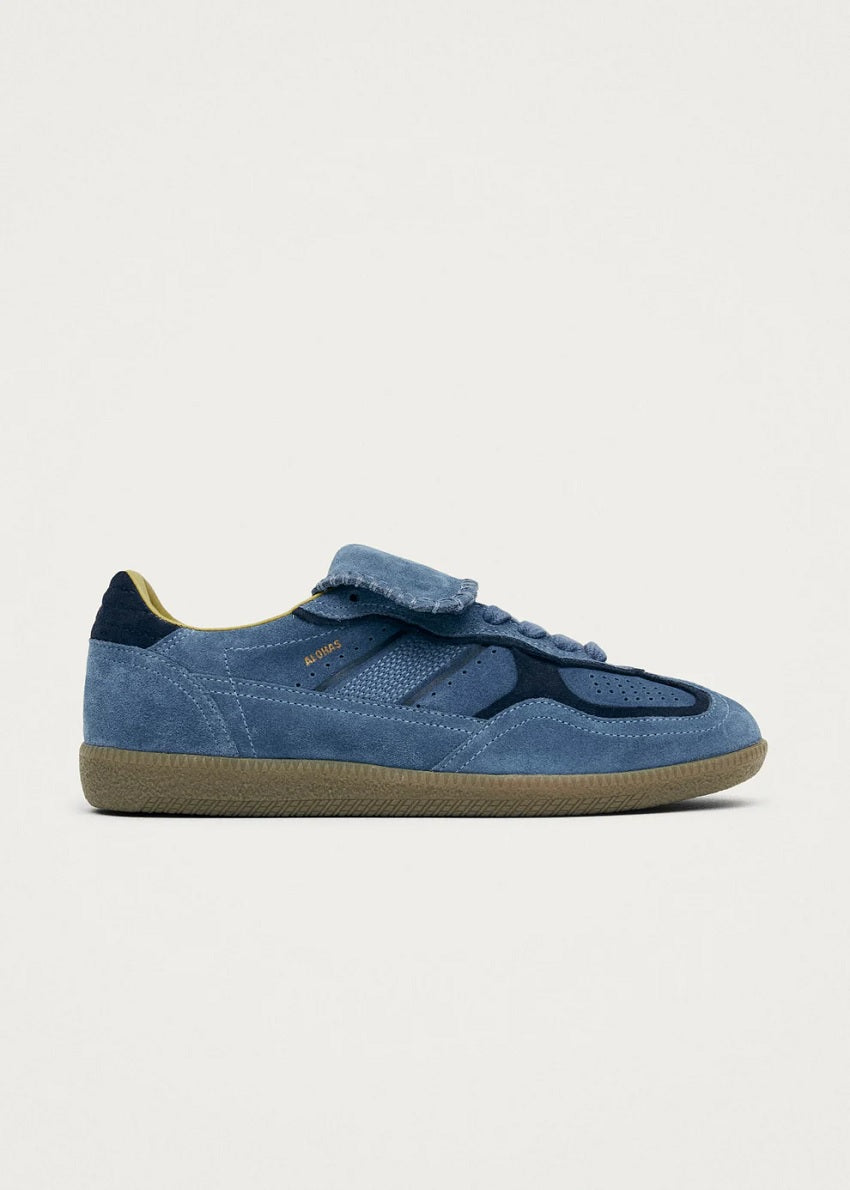 Womens Tb.490 Club Suede Blue Leather Sneakers