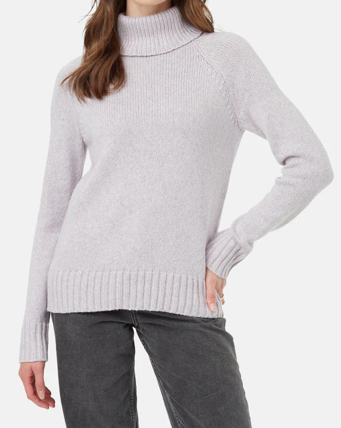 Womens Highline Wool Turtleneck Sweater