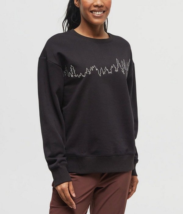 Womens Juniper Outline Crew