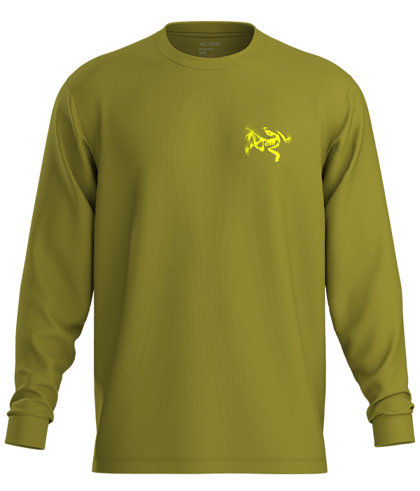 Mens Kragg SL Cotton Bird Tile LS