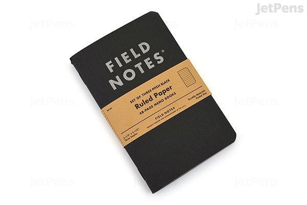 Pitch Black 3-Pack Small Ruled