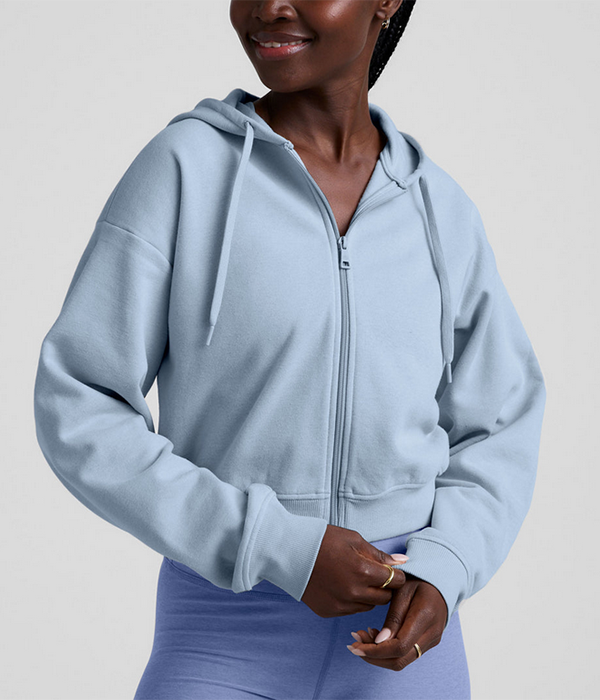 Womens Luxefleece Zip Up Hoodie