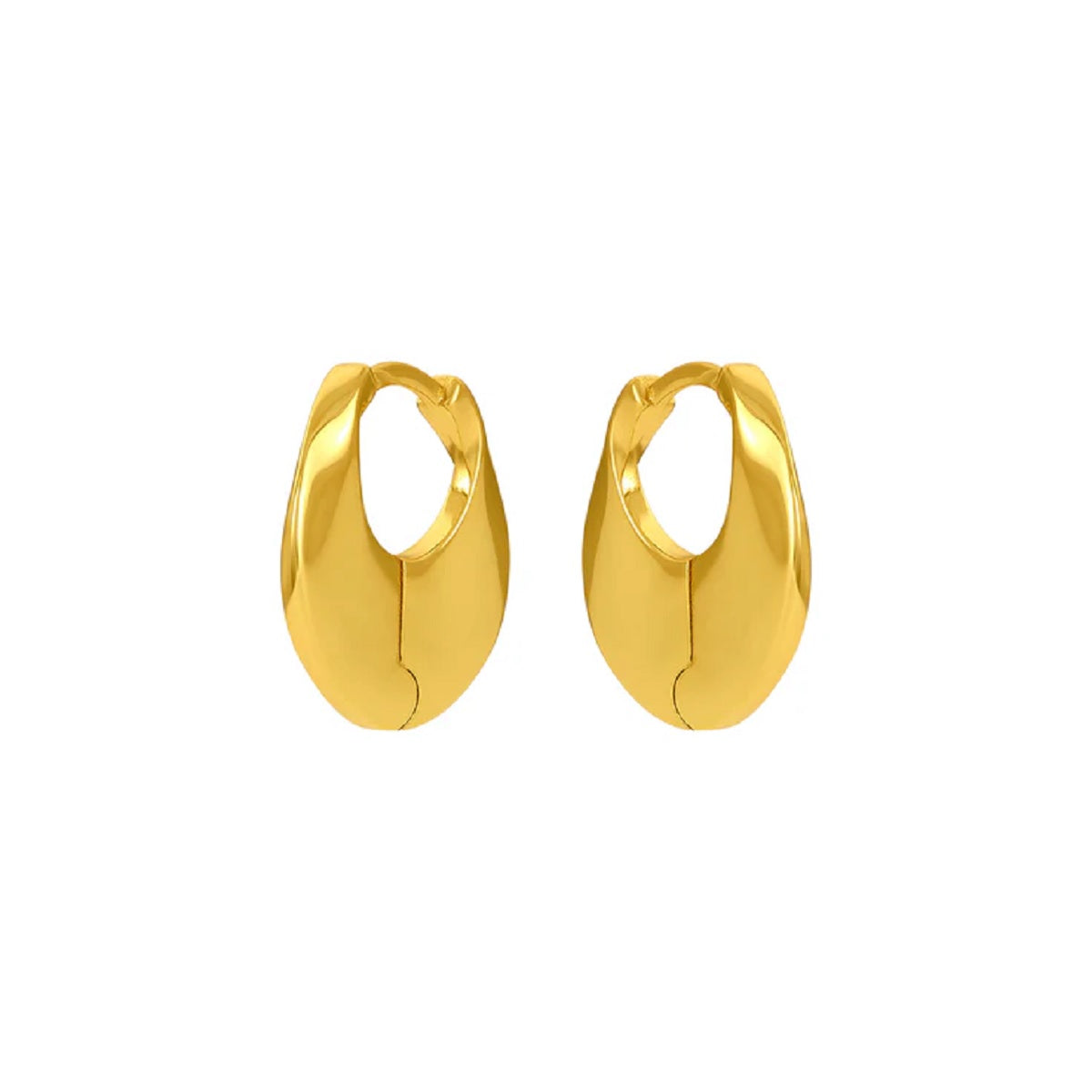 Womens Brooklyn Hoops Gold
