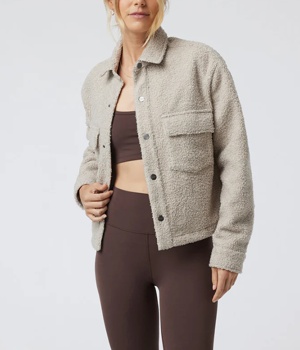 Womens Sycamore Cropped Shirt Jacket