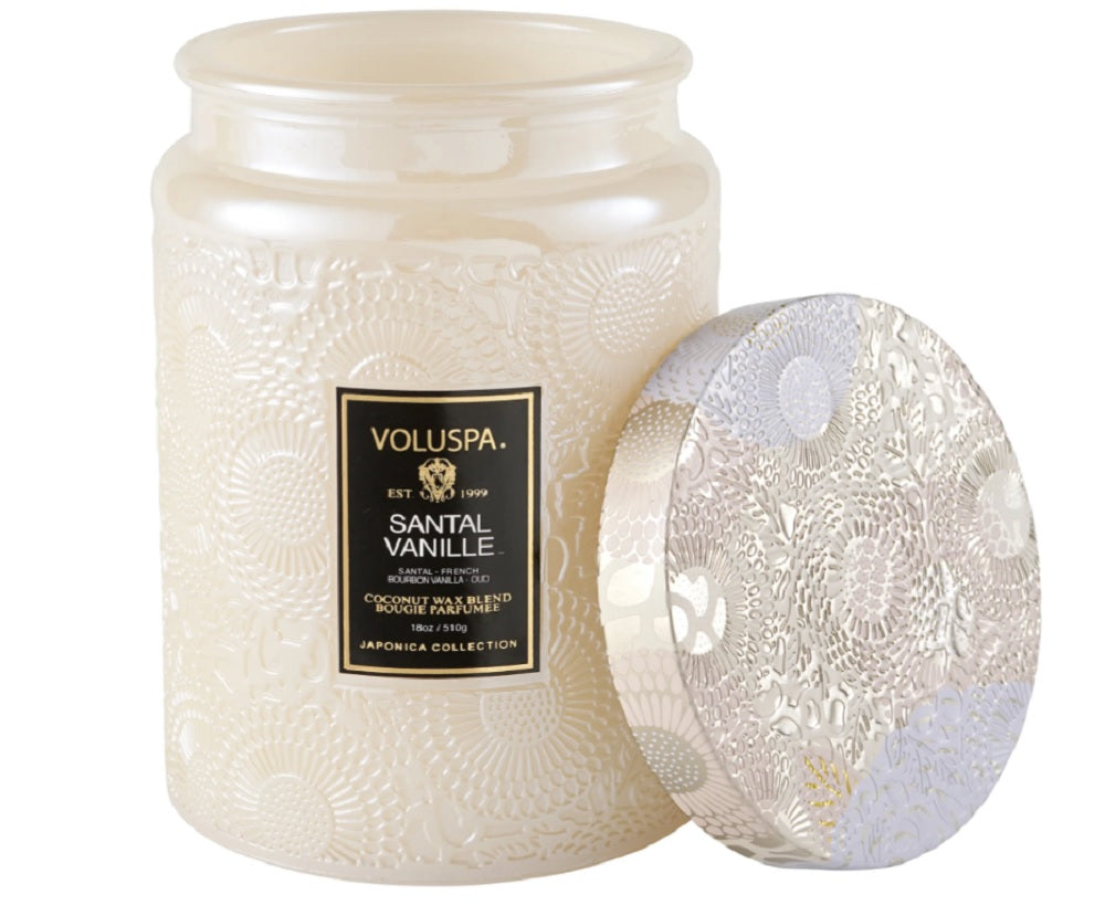 Large Glass Jar Candle 100hr/18oz
