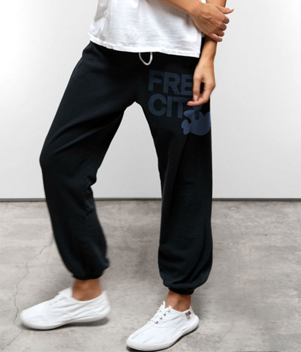 Womens Free City Large Sweatpant B