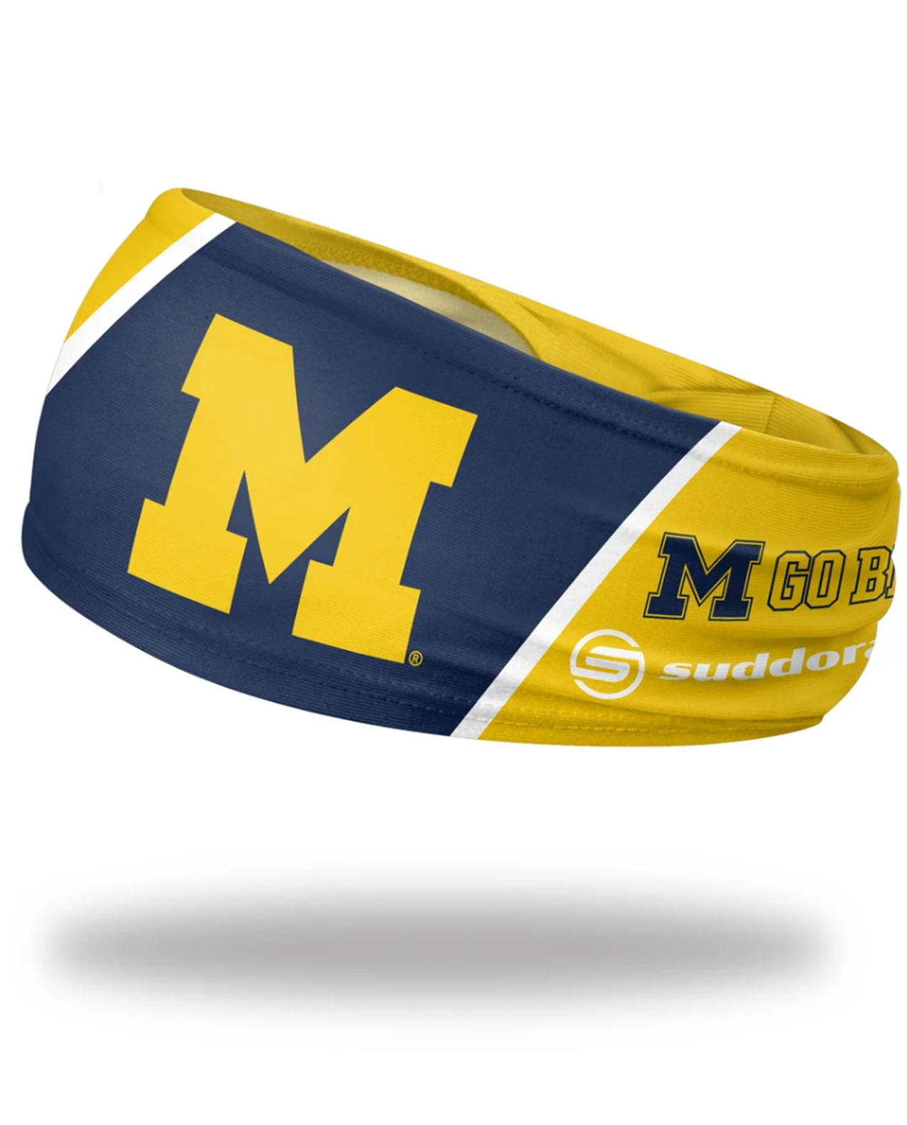 University of Michigan Headband 3.5" Tapered
