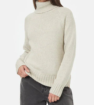 Womens Highline Wool Turtleneck Sweater