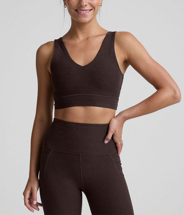 Womens Spacedye Good Day Long Line Bra