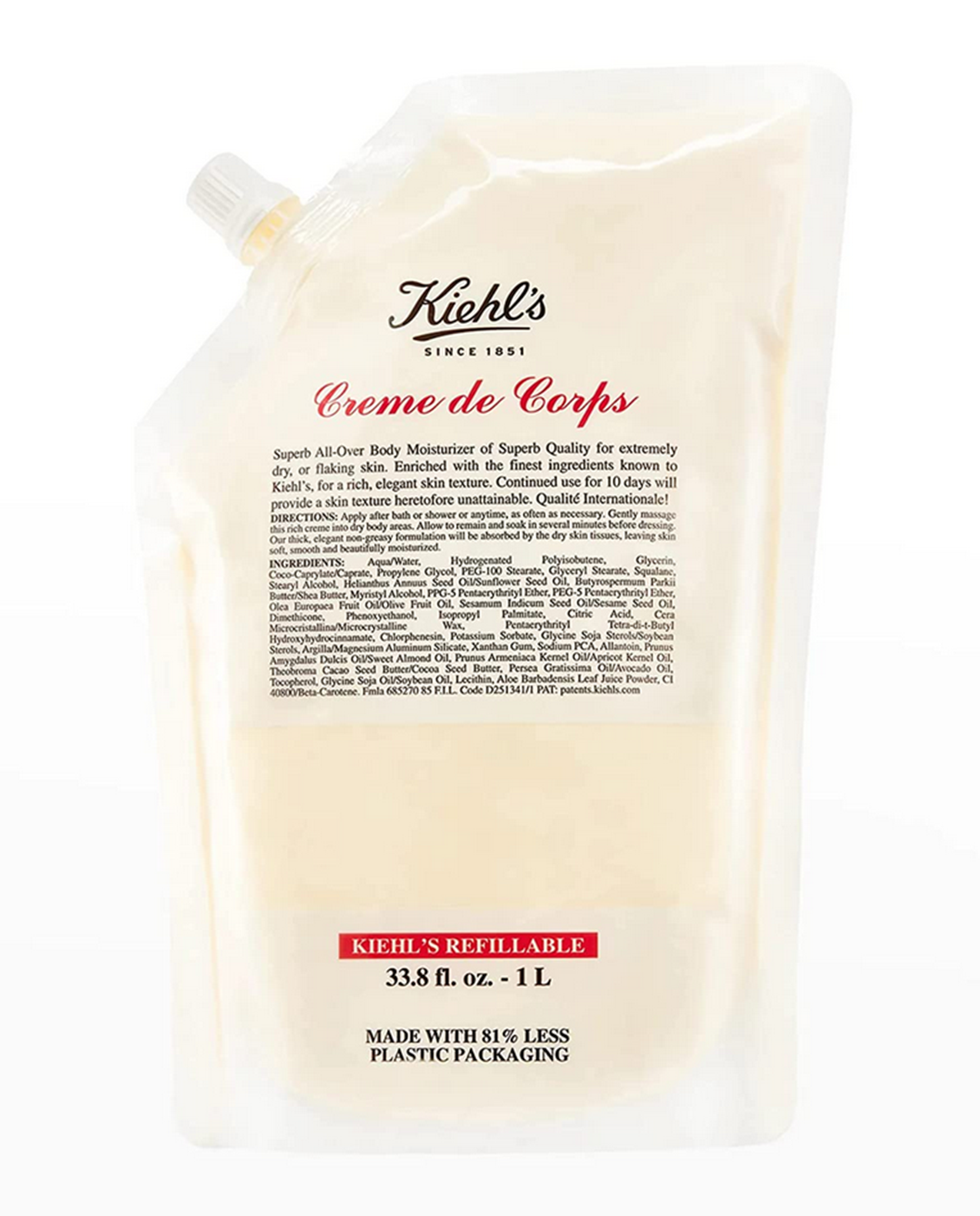 Creme De Corps 1L Ref Pouch 2021