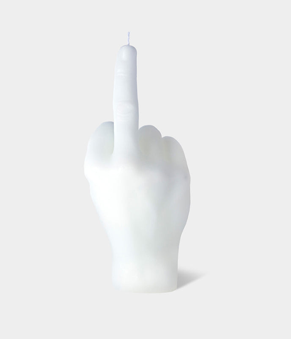 CandleHand Hand Gesture Middle Finger Candle