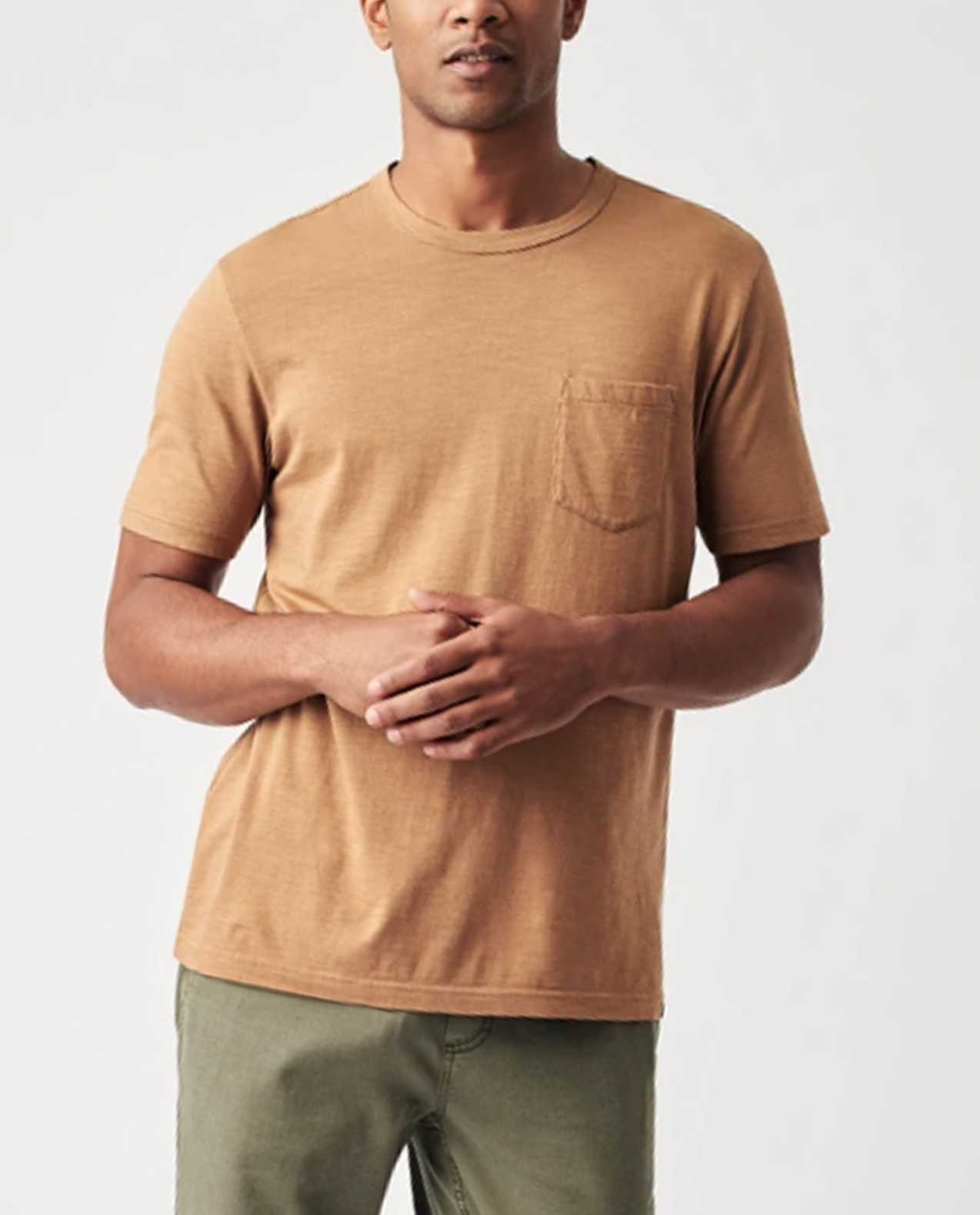 FAHERTY Mens Sunwashed Pocket Tee