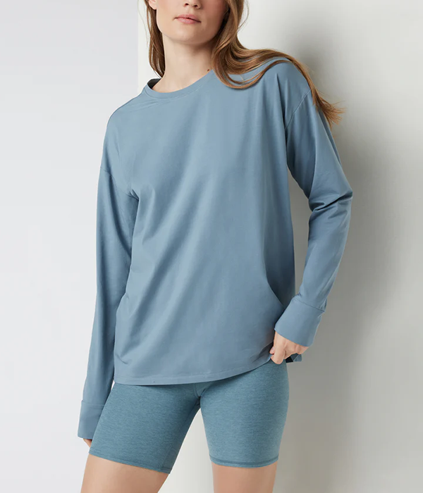 Womens L/S Feather Tee