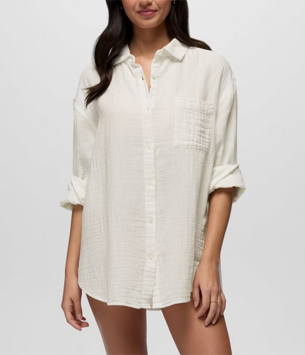 Womens Hideaways Button Down Top