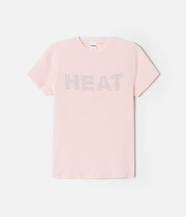 Womens 90s Baby Tee Heat