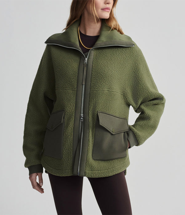 Womens Elenor Patch Pocket Fleece