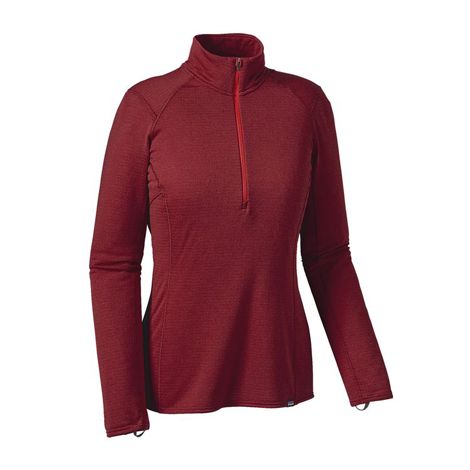 Womens Cap Thermal Weight Zip Neck