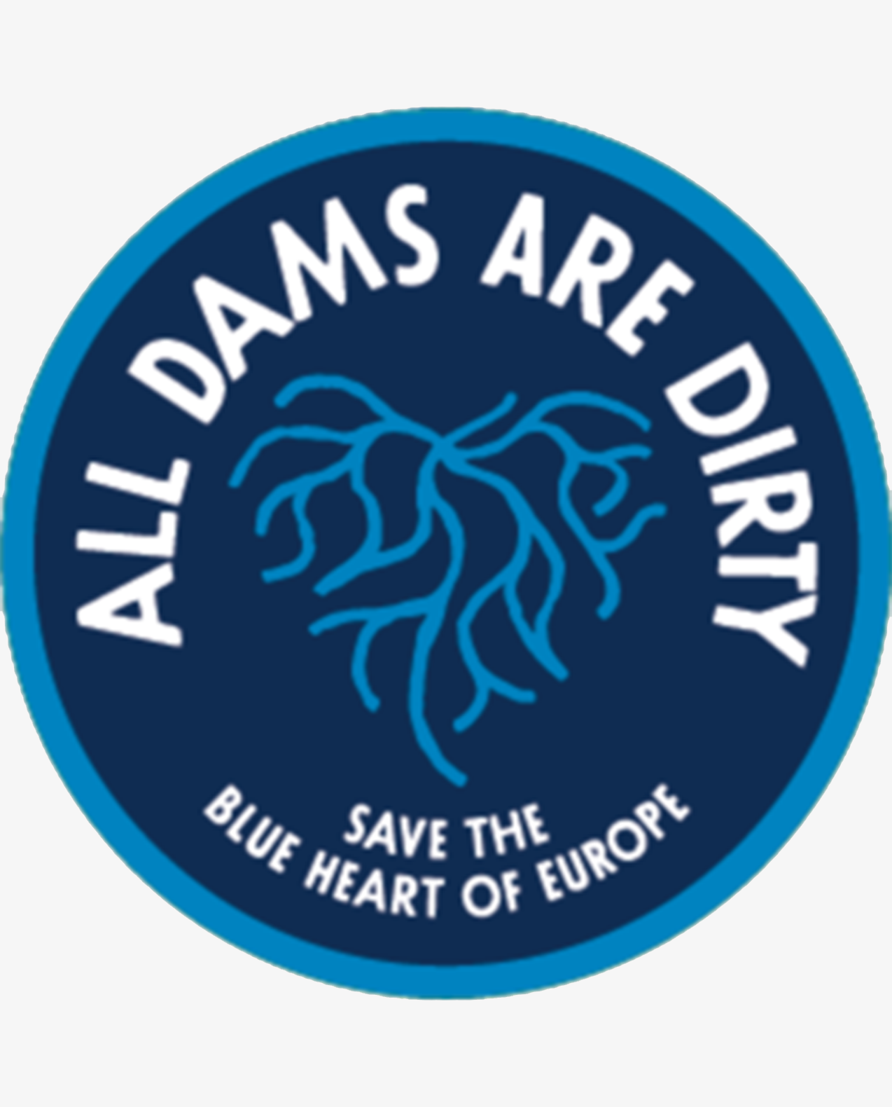 Blue Heart Sticker