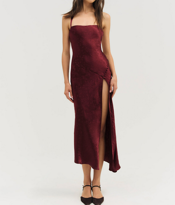 Womens Carla Jacquard Midi Dress