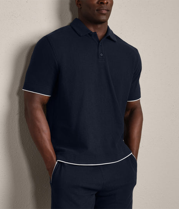 Mens Seaside Terry Polo