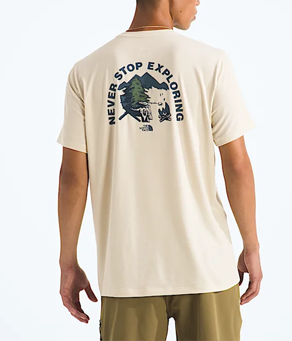 Mens Adventure Campfire Short-Sleeve Tee