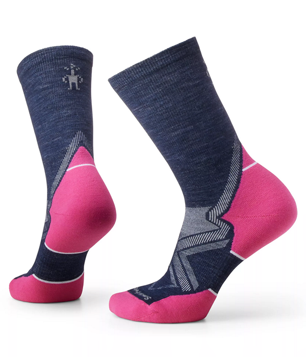 Womens Run Cold Weather Targeted Cushion Crew Socks