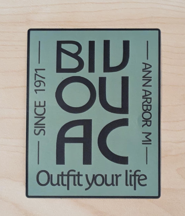 Bivouac Outfit Your Life Sticker