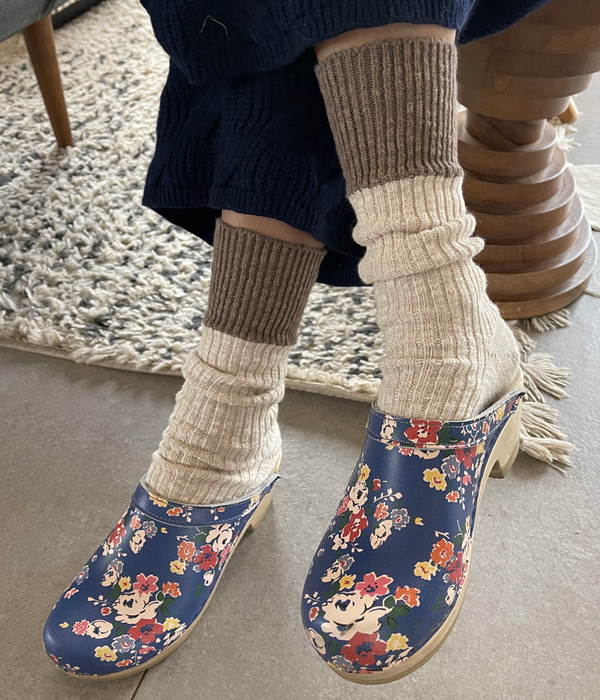 Le Bon Womens Cottage Socks