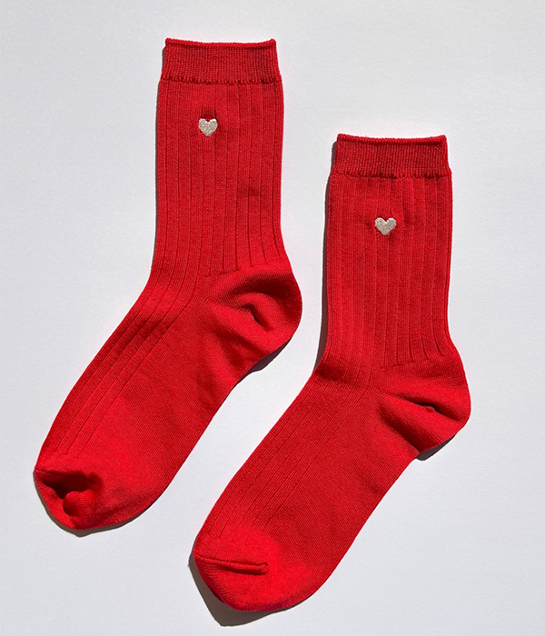 Embroidered Her Socks