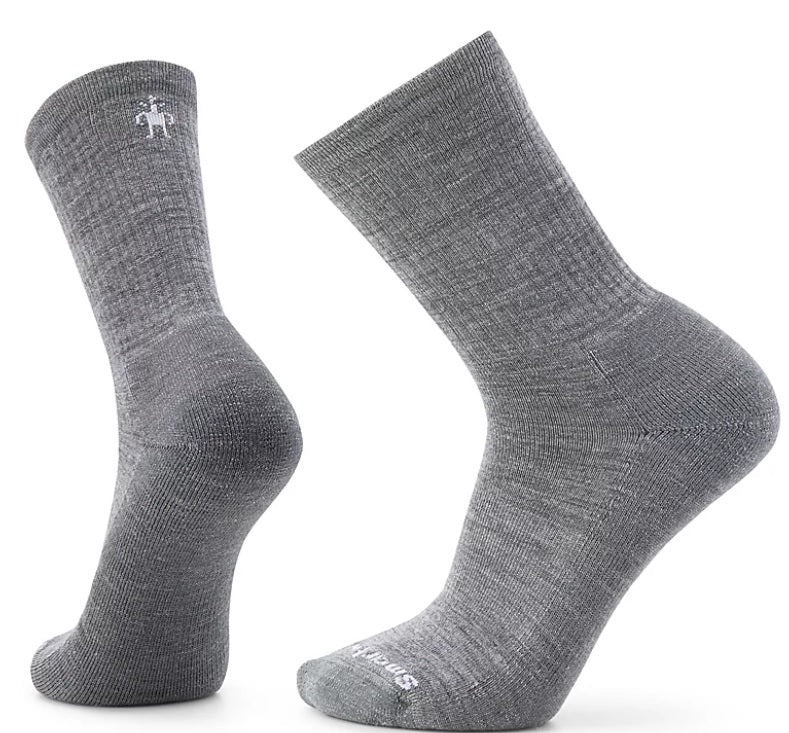 Everyday Solid Rib Crew Socks