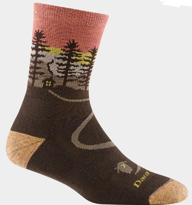 Womens Northwoods Micro Crew Midweight with Cushion	Earth