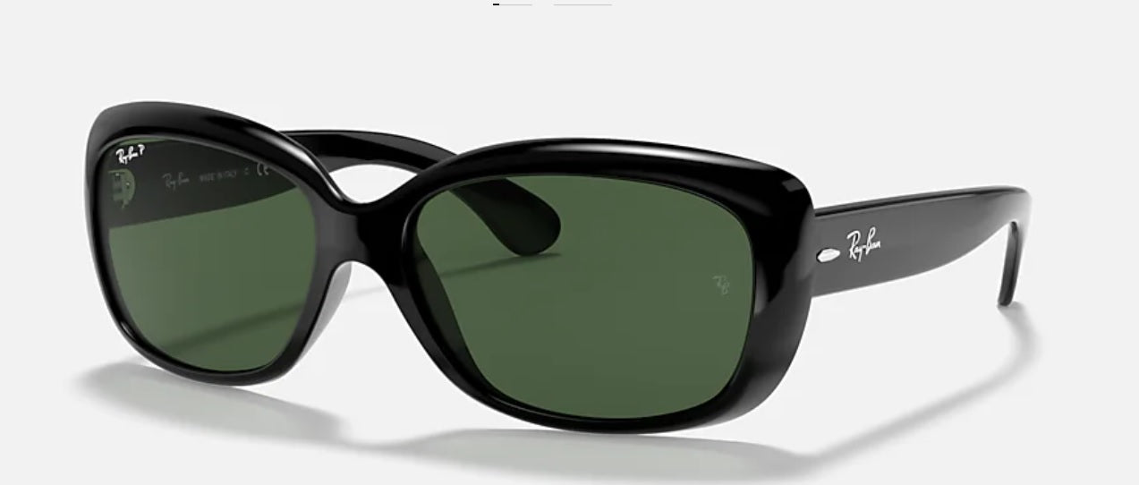 Rayban Jackie Ohh in Black with Dark Green Lens