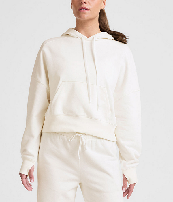 Womens Luxefleece Cropped Hoodie