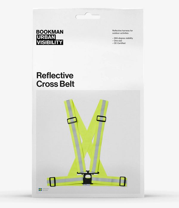 Reflective Cross Belt Fluorescent Yellow