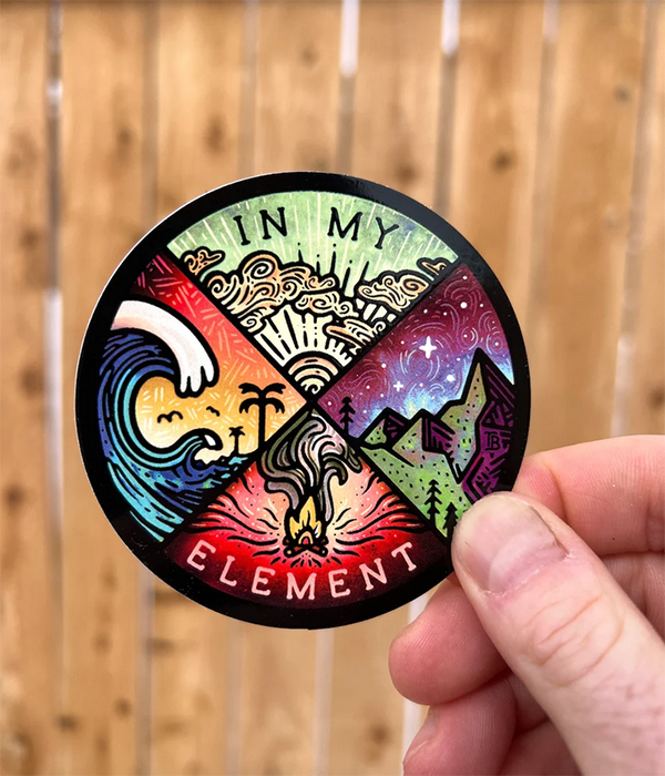 In My Element Sticker
