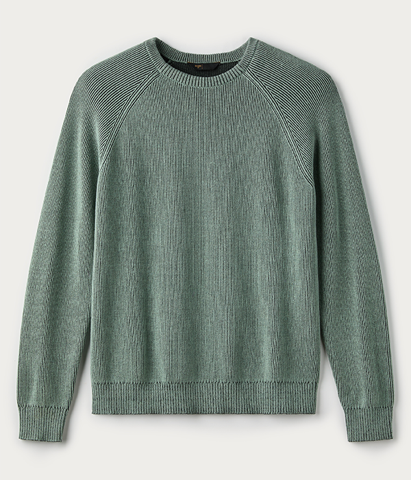 Mens Rib Crewneck Sweater