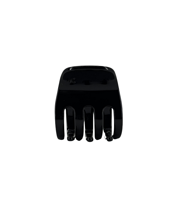 Small Hair Claw Clip â€” Noir (No Charm Ring)