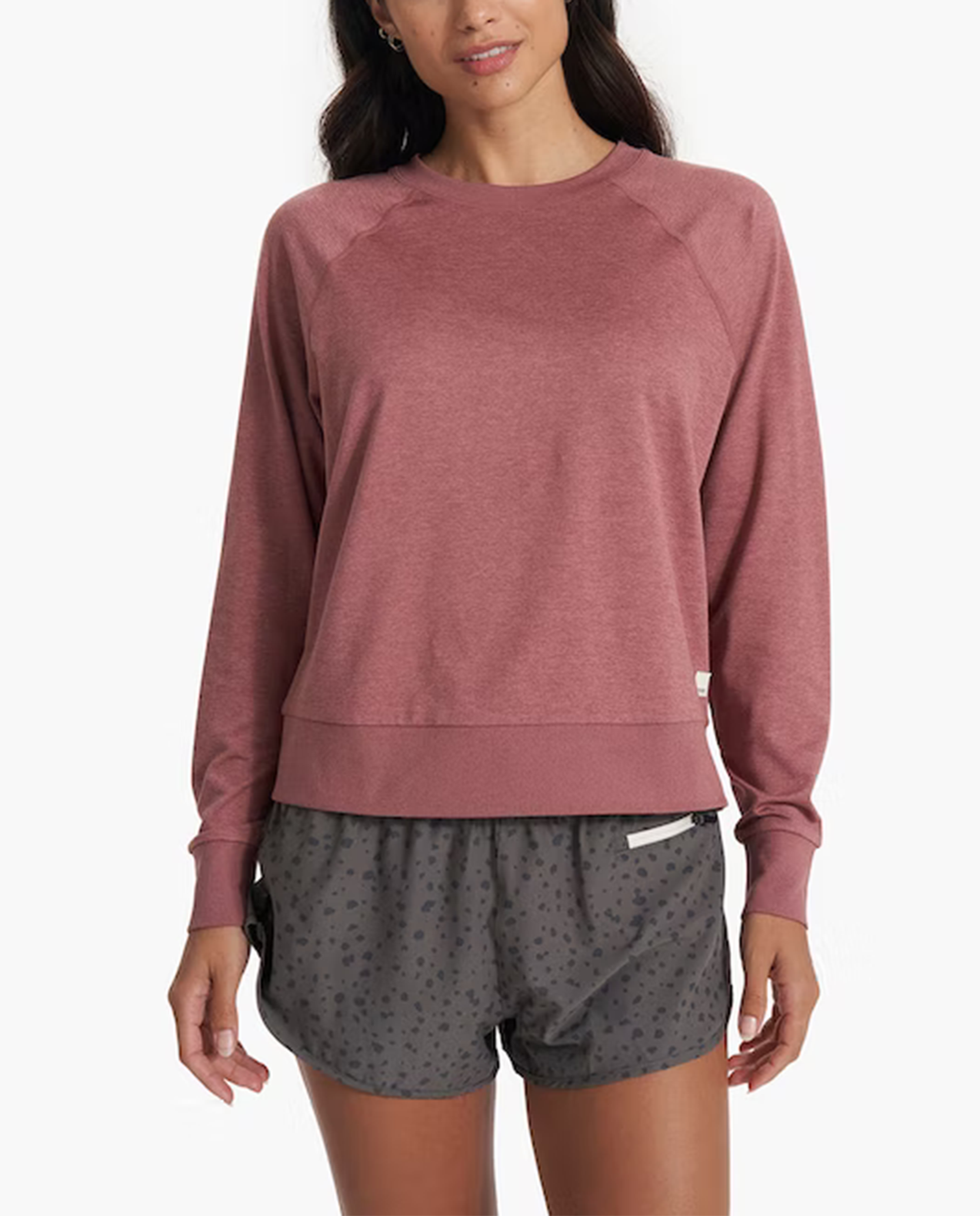 Womens L/S Halo Crew