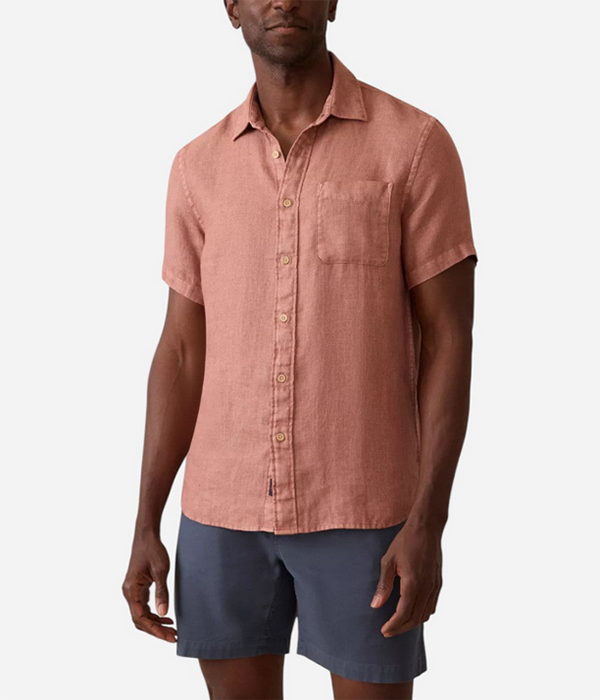 Mens SS Palma Linen Shirt