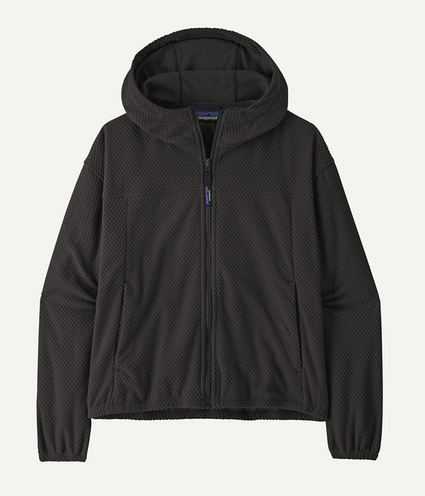 Womens Textured Fleece Hoody
