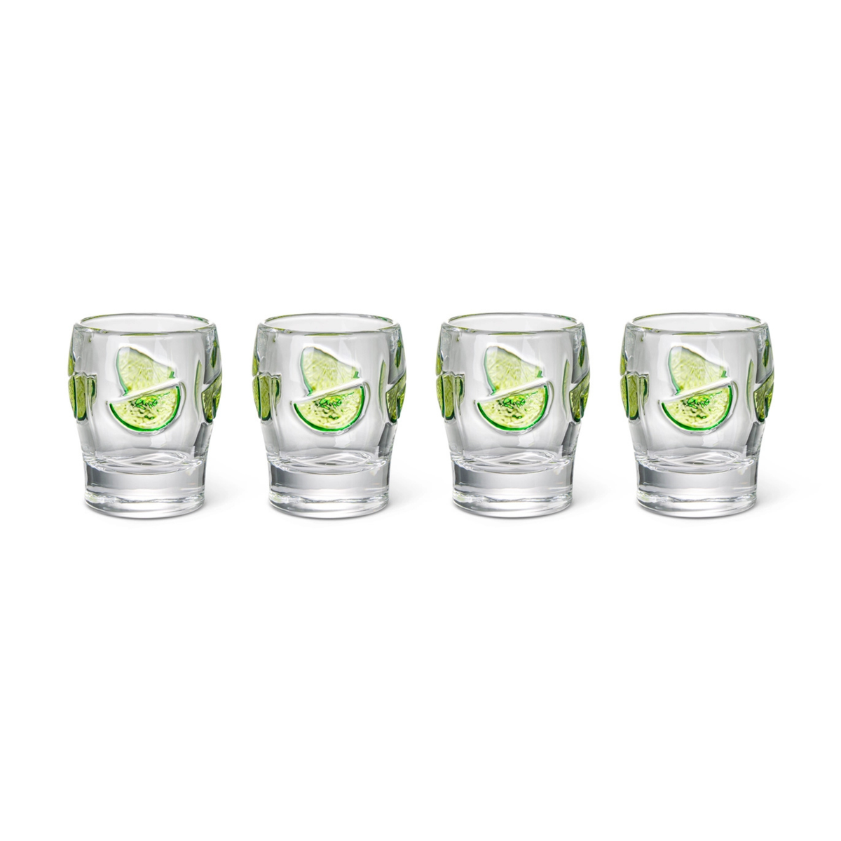 Core Home 4pk 2oz Icon Shot Glass - Lime-Lime