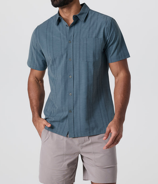 Mens S/S Bridge Button Down