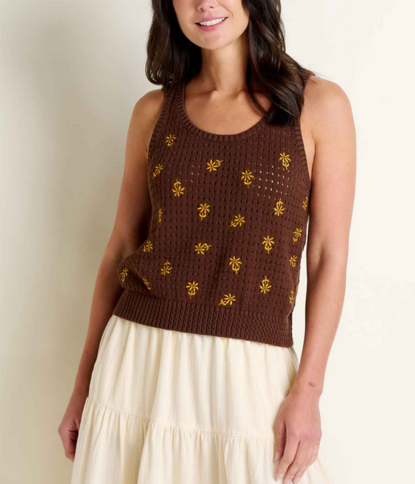 Womens Bianca Embroidered Tank S26