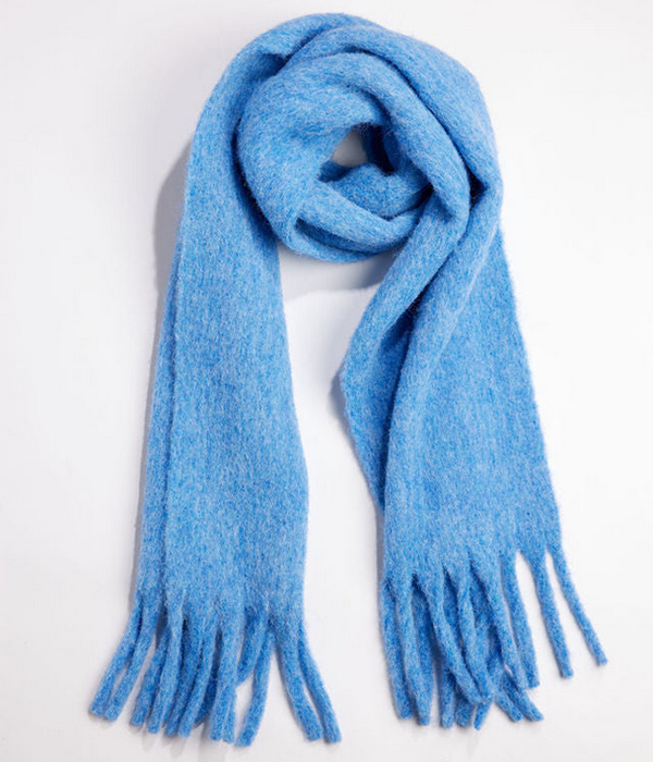 Womens Cozy Solid Scarf F25