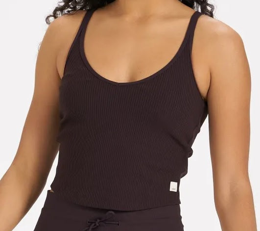 VUORI Womens Rib Crop Tank
