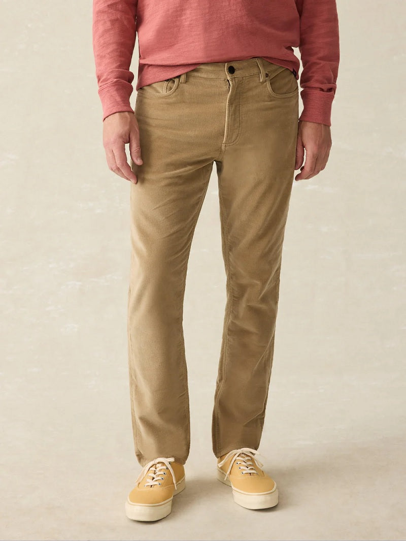 Mens Stretch Terry Corduroy 5 Pocket Pant F25